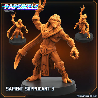 Sapient Supplicant 3 StarCraft inspired Papsikels sci fi alien resin miniature