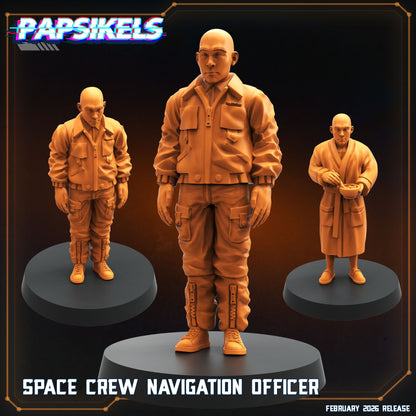 Teng Alien Earth Papsikels sci fi navigation officer miniature set showing both subjects